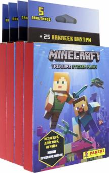 Набор из 4блистеров с накл.MINECRAFT,4627181218299