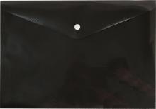 Конверт на кнопке А4 черный DeLuxe DL801BLCK/1