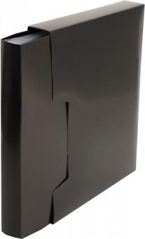 Папка 100 вклад. DeLuxe черный DLVBOX100BLCK