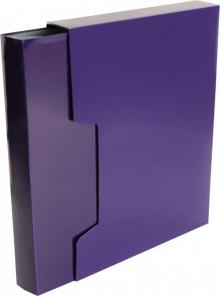 Папка 80 вклад. DeLuxe чернич. DLVBOX80BBERRY