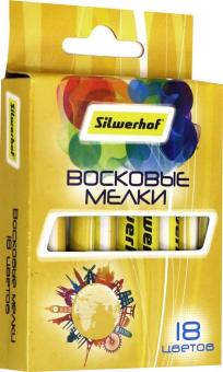 Восковые мелки 18цв Солнечная коллекция 884171-18