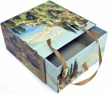 Коробка подар. Итальян.городок 18х18х9,5см (76856)