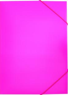 Папка на резинке А4 Neon роз. (DNE510PINK)