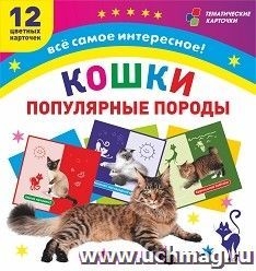 Самые популярн.породы кошек: 12 карточек с изображ