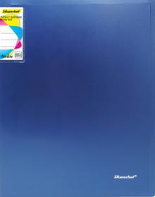 Папка с 60прозр.вклад. A4 син. Perlen, 292961-74
