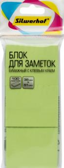 Блок д/зап.самокл.100л,38x51,п.зелен,3шт,682154-06