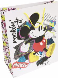 Пакет бумажный 26х32.4х12.7 Микки на прог. (81171)
