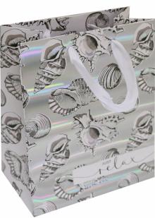 Пакет бумажный 17.8х22.9х9.8см Ракушки (81222)