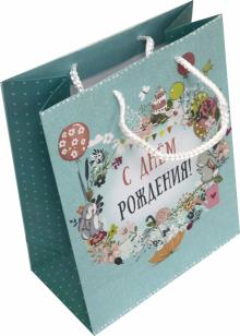 Пакет бумажный 17.8х22.9х9.8 Свечи (81254)