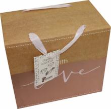 Пакет-коробка 22,5x13,5x20см Love (81275)