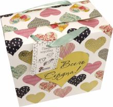 Пакет-коробка 22,5x13,5x20см От Всего Сердца 81279