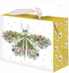 Пакет-коробка 22,5x13,5x20см Бабочка 81280