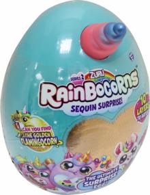 Игрушка плюш-сюрп. RainBocoRns в яйце в ас,Т17013В