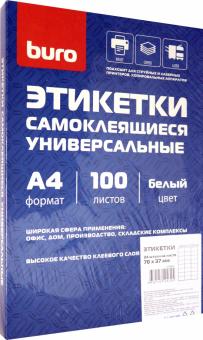 Этикетки самокл.100л,70x37мм по 24шт,1529667