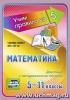 Математика. Действия с натуральными числами. 5-11 классы