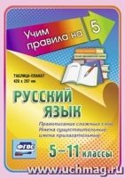 Русский яз. Прав-ние сложных слов. Имена сущ-ые, прил-ные. 5-11 кл