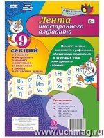 Лента иностр.алфавита: с буквами иностран.алфавита