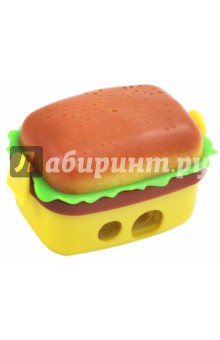 Точилка HAMBURGER + 2ластика (М-6767)