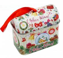 Украшение елочное Сундучок с пожел. (штучно) 78128