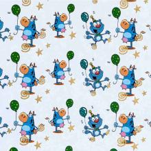 Бумага упаковочная Кот и бегемот (79440)