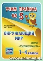 Окружающий мир. Земля - планета. 1-4кл. Таблица-плакат 420х297