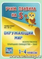 Окружающий мир. Искусственное природное сообщество - поле. 1-4кл. :