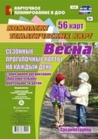 Сезонные прогулочные карты. Весна. Средняя группа