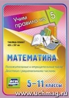 Математика. Полож-ые и отриц-ые числа. Дейст. с рац-ми числ. 5-11кл