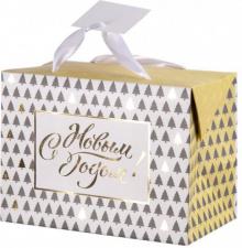 Пакет бумажный 15х11х9см Елочки 79945