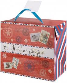 Пакет бумажный 22,5х20х13,5см Новог.письмо 79951