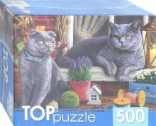 TOPpuzzle-500 ХТП500-4214 Два британских кота