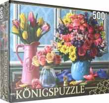 Puzzle-500 ХК500-6313 Яркие букеты