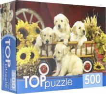 TOPpuzzle-500 КБТП500-6799 Щенки лабрадора