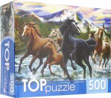TOPpuzzle-500 ХТП500-6812 Табун лошадей в горах