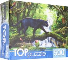 TOPpuzzle-500 ХТП500-6816 Черная пантера