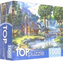 Puzzle-1000 ХТП1000-2166 Домик у лесного пруда
