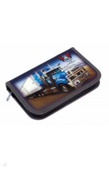 Пенал 1отд СИНИЙ ГРУЗОВИК (ПН-5875)