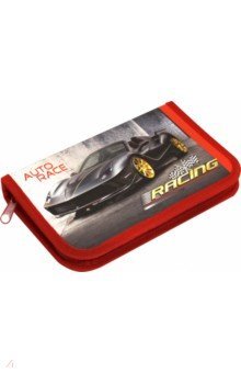 Пенал 1отд Черный спорткар (ПН-5881)