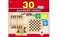 ИГРЫ ДЛЯ ВСЕЙ СЕМЬИ. 30 игр в 1 (Арт. ИН-0137)