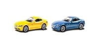 АВТОДРАЙВ. Модель машины масштаб 1:43 BMW Z4 (глянц., желтая, синяя) (