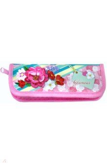 Пенал 1отд ЦВЕТОЧНЫЙ ПРИНТ лам.карт.(ПН-0393)