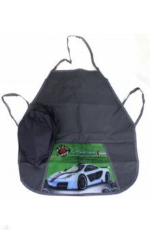 Фартук с 1 карм ГОЛУБОЕ АВТО (ФН-0903) с нарук.