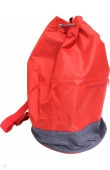 Сумка-мешок красно/серая (СМ-3032)