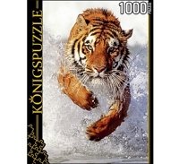 Konigspuzzle. ПАЗЛЫ 1000 элементов. КБК1000-6469 БЕГУЩИЙ ТИГР