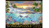 Konigspuzzle. ПАЗЛЫ 1000 элементов. МГК1000-6475 ПОДВОДНАЯ ЖИЗНЬ