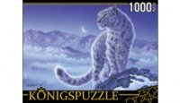 Konigspuzzle. ПАЗЛЫ 1000 элементов. МГК1000-6477 СНЕЖНЫЕ БАРСЫ