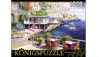 Konigspuzzle. ПАЗЛЫ 1000 элементов. АЛК1000-6484 КАФЕ У МОРЯ