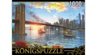 Konigspuzzle. ПАЗЛЫ 1000 элементов. МГК1000-6487 БРУКЛИНСКИЙ МОСТ