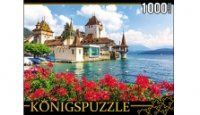 Konigspuzzle. ПАЗЛЫ 1000 элементов. КБК1000-6490 ЗАМОК У ВОДЫ