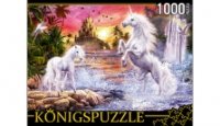 Konigspuzzle. ПАЗЛЫ 1000 элементов. МГК1000-6515 ЕДИНОРОГИ